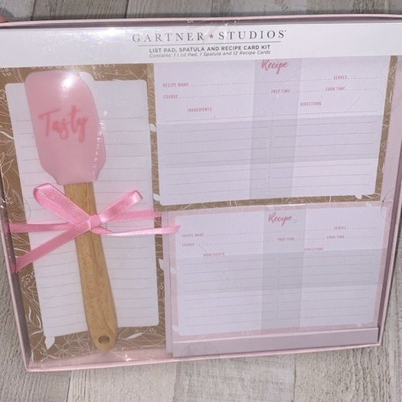 Gartner Studios recipe cards + spatula kit gift set - Picture 2 of 5